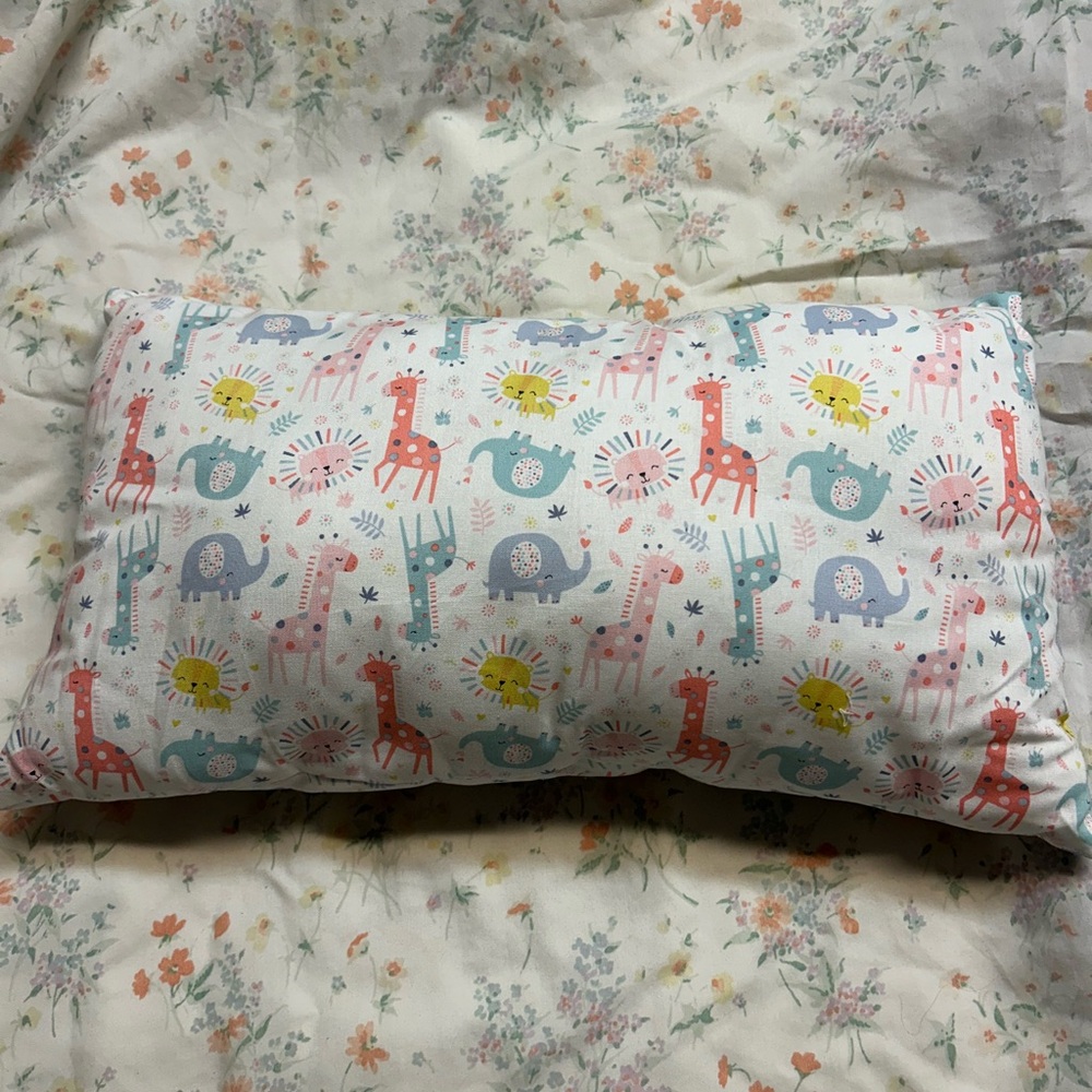 Colorful Animal Print Pillow | Safari Pillow for Nursery | Handmade Pillow